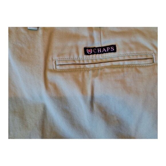 Chaps Men’s Size 40 Golf Shorts GREEN Cotton Twill 7.5" inseam Excellent NWOT - Picture 5 of 11